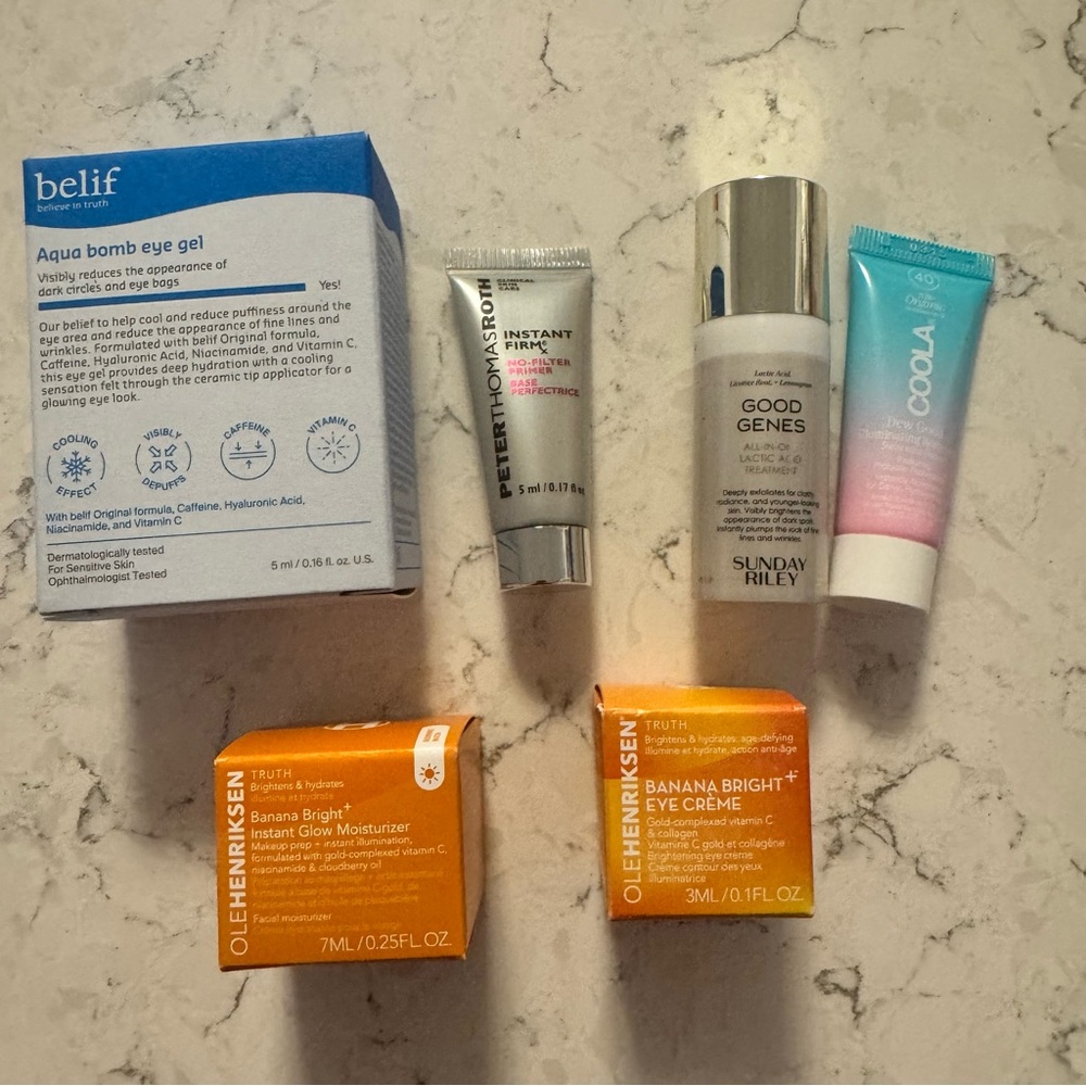 Sephora Ulta Skincare Sample Bundle Lot Peter Thomas Roth Sunday Riley Belif +++